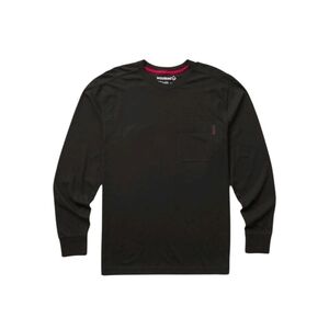 Wolverine Men Classic Long Sleeve Pocket Tee XL Black Workwear